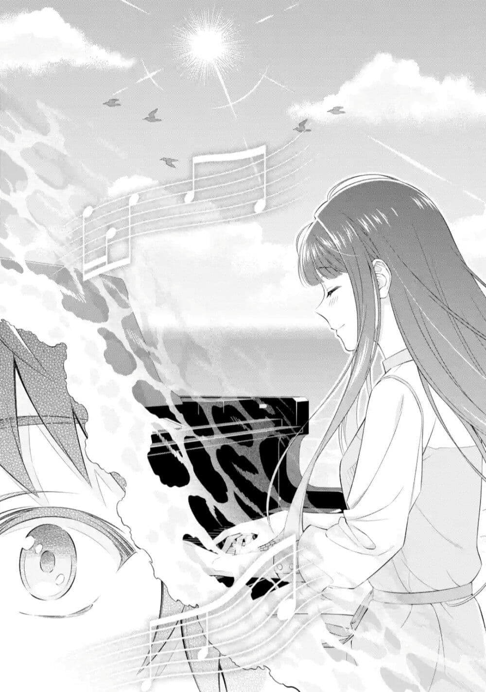 อ่านการ์ตูน Toumei na Yoru ni Kakeru Kimi to, Me ni Mienai Koi wo Shita 2.3 ภาพที่ 10