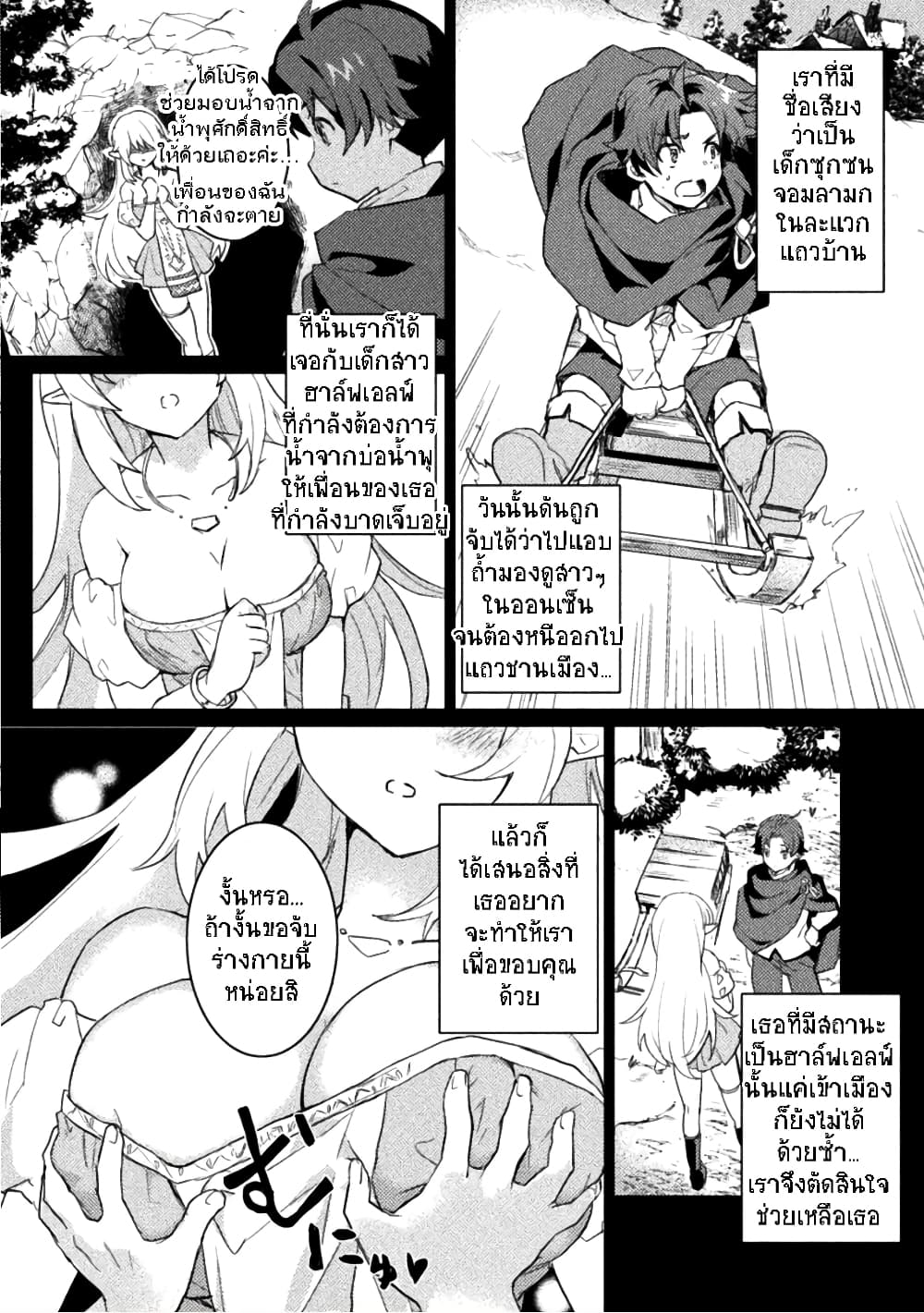 อ่านการ์ตูน Hore Shou no Half Elf-san 1 ภาพที่ 5